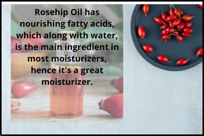 Rosehip oil in skincare 